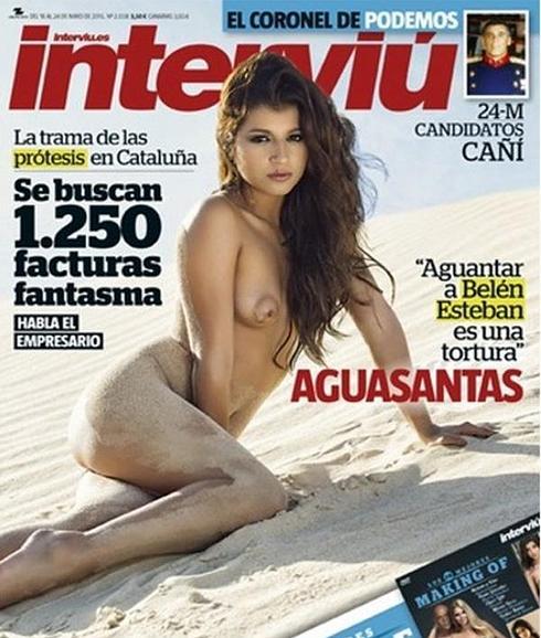 Aguasantas se desnuda en Interviú