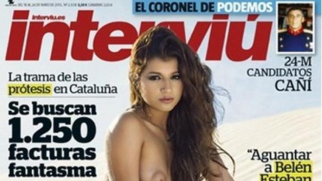 Aguasantas se desnuda en Interviú