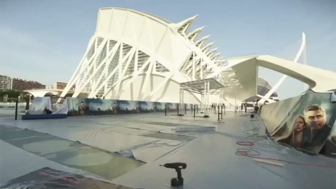 La visita de George Clooney en 2 minutos