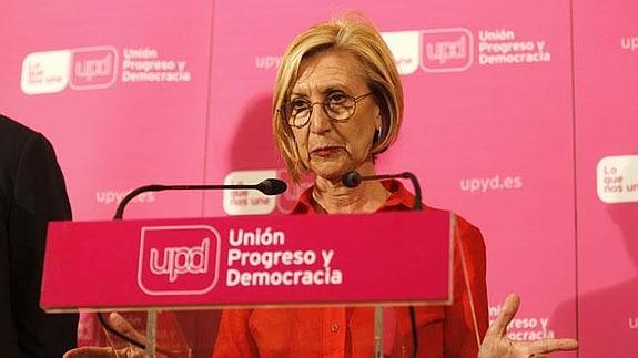 Rosa Díez renuncia al liderato de UPyD