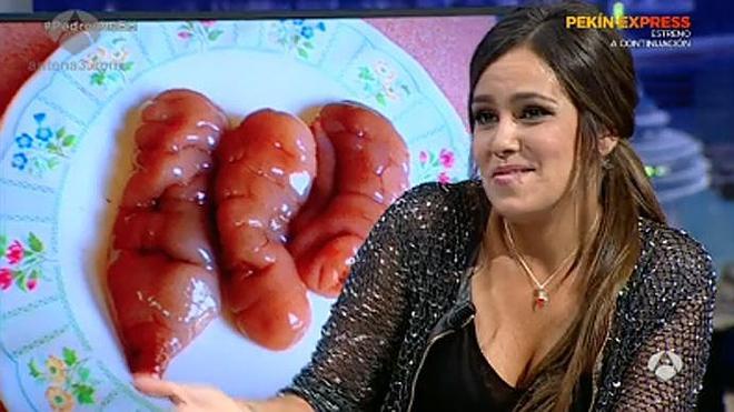 'El Hormiguero': Cristina Pedroche y el pepino de mar