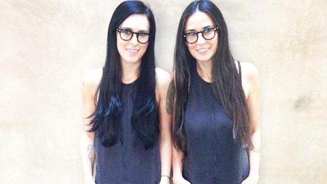 Demi Moore y su hija, como dos gotas de agua