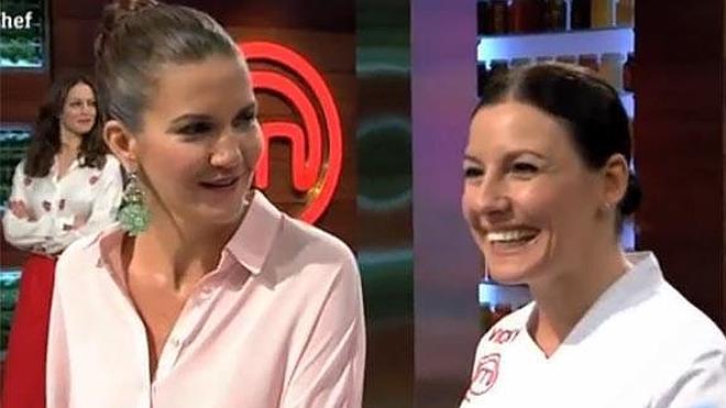 'Masterchef 2015': Vicky visita el programa y tira los tejos a Fidel, el último valenciano del concurso
