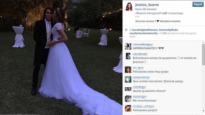 Jessica Bueno y Jota Peleteiro se dan el 'sí quiero'