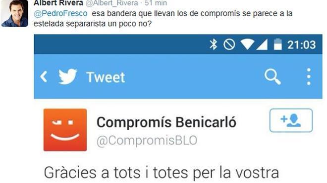 Albert Rivera, en plena guerra contra Compromís