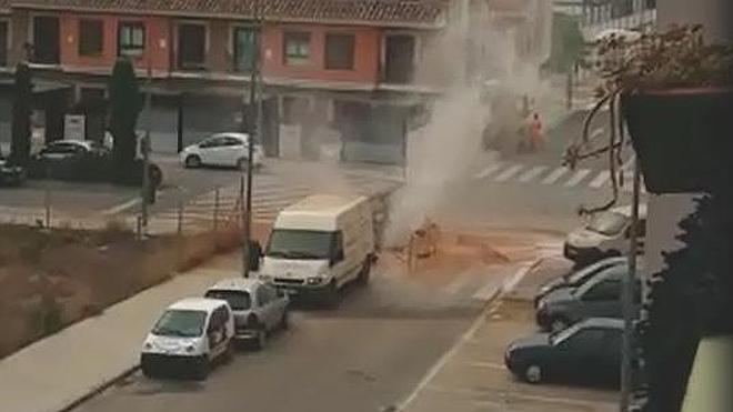 Un escape de gas en l'Eliana deja sin suministro a los vecinos de la zona