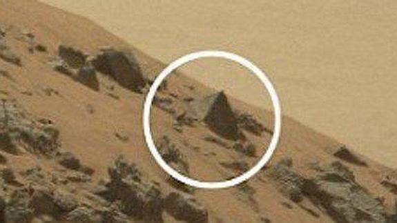 La misteriosa pirámide hallada en Marte