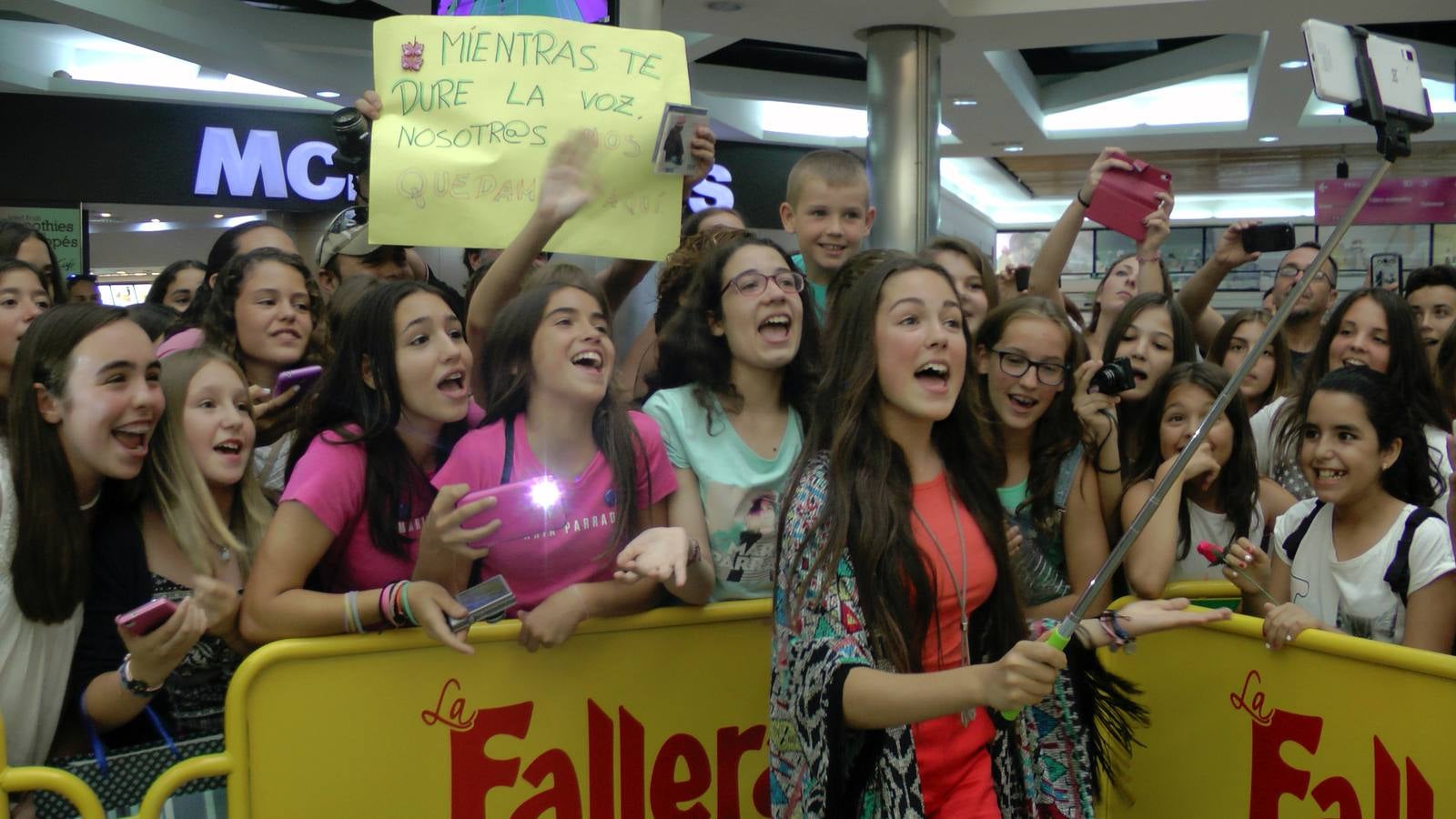 Locura por María Parrado en Valencia