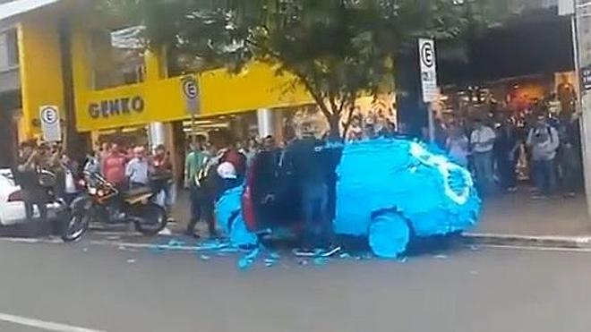 Un ejemplar castigo por aparcar en una plaza para minusválidos
