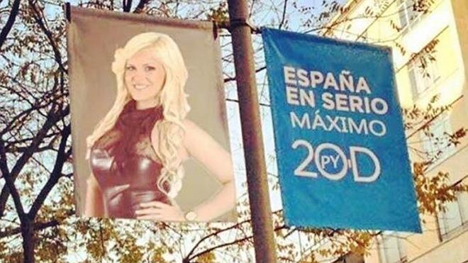 El cartel electoral de Ylenia