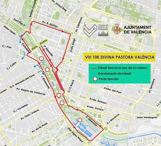 10k Valencia 2016: Horario, recorrido y calles cortadas
