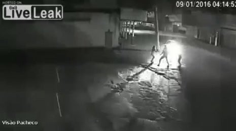 Brutal atropello en Brasil