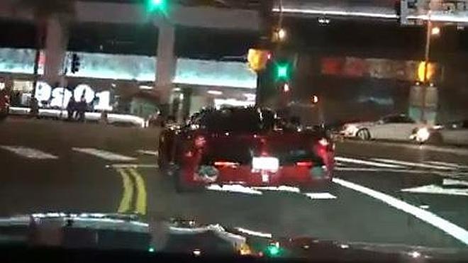 El paseo en Ferrari de Justin Bieber y Lewis Hamilton