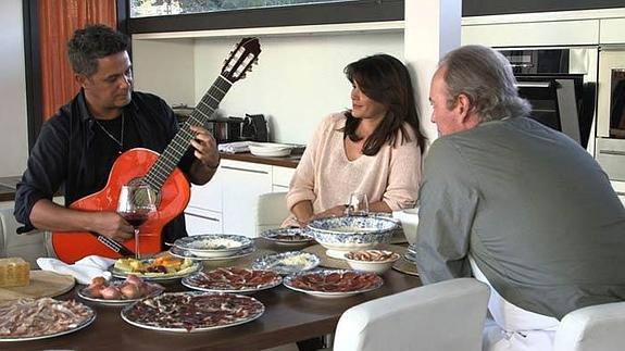 'En la tuya o en la mía': Alejandro Sanz visita la casa de Bertín Osborne