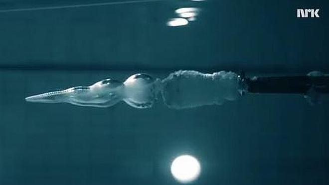 ¿Qué sucede cuando se dispara debajo del agua?