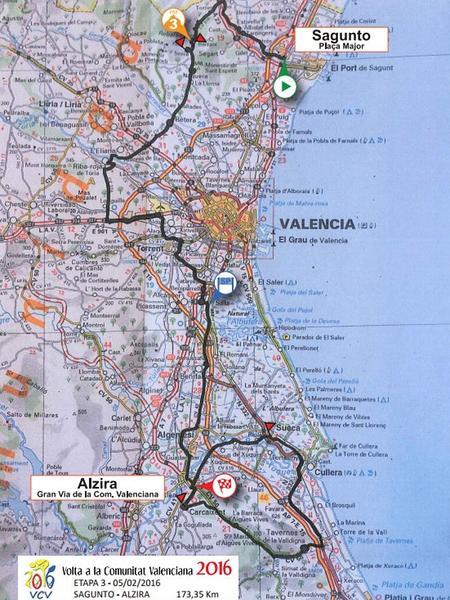 Etapa 3. Volta Comunitat Valenciana: Sagunto - Alzira