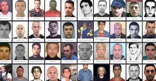 Estos son los criminales más buscados de Europa