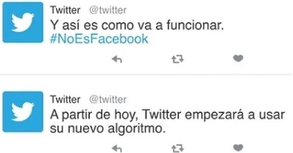 #NoEsFacebook: Twitter explica su nuevo funcionamiento