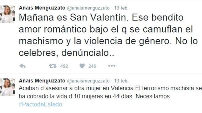 La directora general del Instituto de la Mujer vincula San Valentín con el machismo y la violencia de género