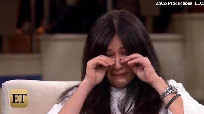 Shannen Doherty se derrumba al hablar de su cáncer de mama