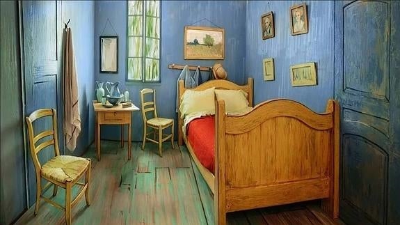 Dormir en la habitación de Van Gogh