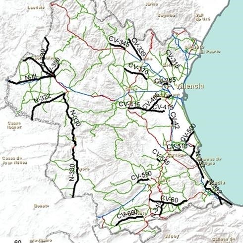 Mapa de radares fijos y móviles en la provincia de Valencia: ¿dónde están?