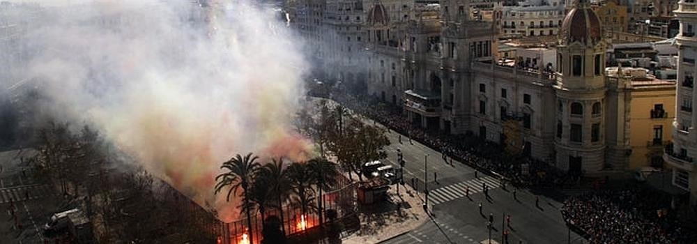 Revive la mascletà de Pirotecnia Valenciana