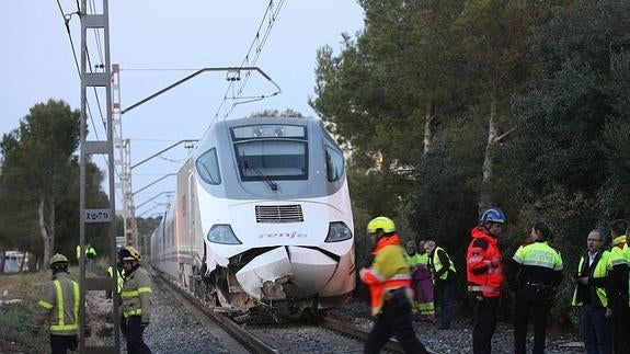 Descarrila un Euromed en Tarragona sin causar heridos