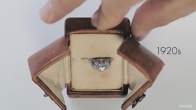 Así han evolucionado los anillos de compromiso en el último siglo