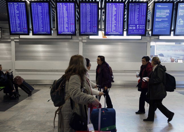 Anulados cuatro vuelos desde Alicante y Valencia a Bruselas