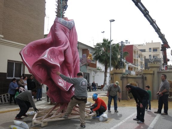 Las Fallas pascueras ya están en la calle y esperan recibir un gran número de visitantes