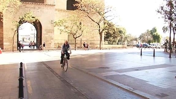 Así será el entorno de las Torres Serranos tras la peatonalización