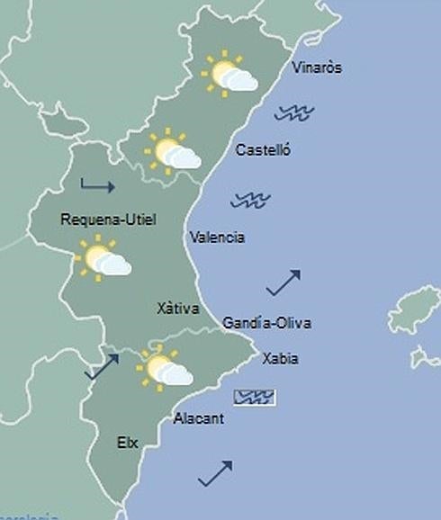 Previsión del tiempo para hoy, 4 de abril, en la Comunitat: llegan las precipitaciones