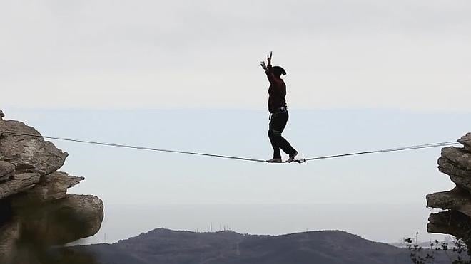 Practicar slackline en Valencia es posible