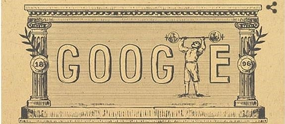 Un doodle de Google por los Primeros Juegos Olímpicos modernos de la historia