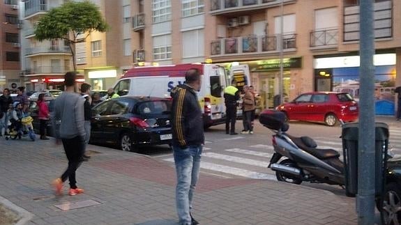 Un herido tras un accidente de moto en Denia