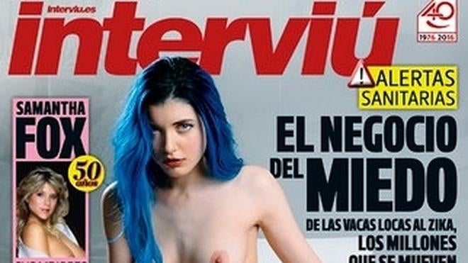 La 'Suicide girl' Yuxi, desnuda en la portada de 'Interviú'