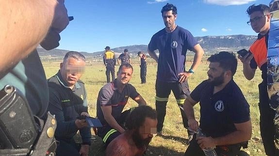 Hallan a un desaparecido en Valencia con la ayuda de un dron y perros de rescate