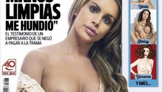 Verónica Graf, la mujer que 'encandiló' a Mario Balotelli, portada de 'Interviú'
