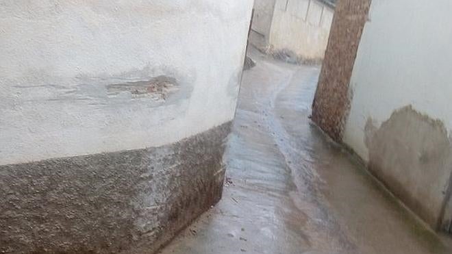 Tormenta eléctrica y granizo en el interior de Valencia