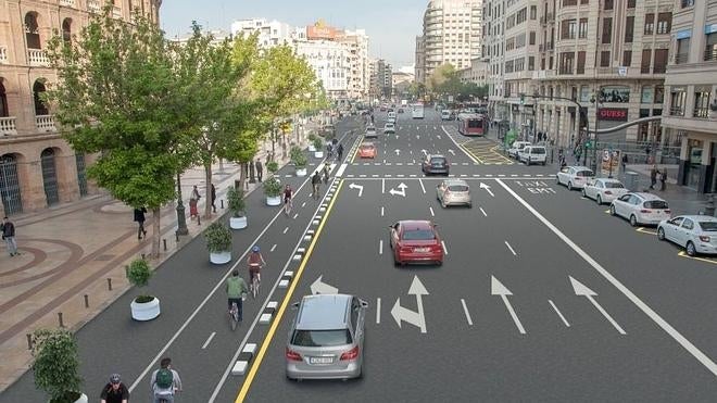 Luz verde al anillo ciclista de 4,7 km del centro de Valencia