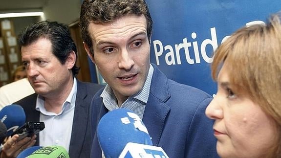 Pablo Casado cree que lo que «no necesita» España es el «populismo, regionalismo y pancatalanismo de Compromís»