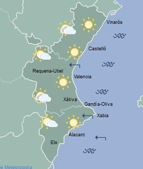 Previsión del tiempo para hoy y mañana: cielos despejados y temperaturas con pocos cambios