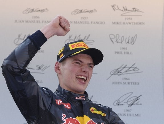 Max Verstappen, la nueva estrella de la F-1