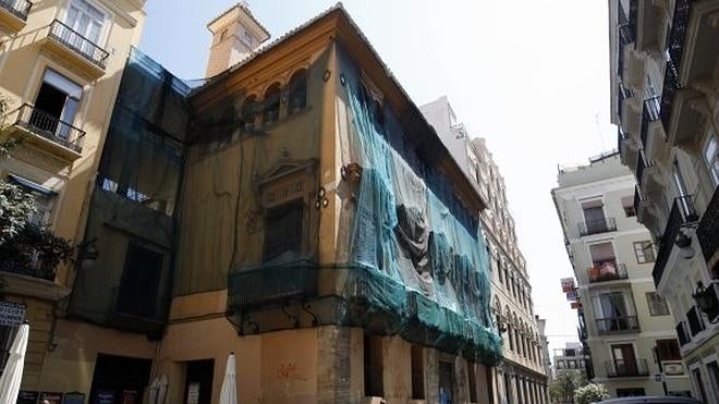 Inician las obras en el Palau de los Valeriola de Valencia