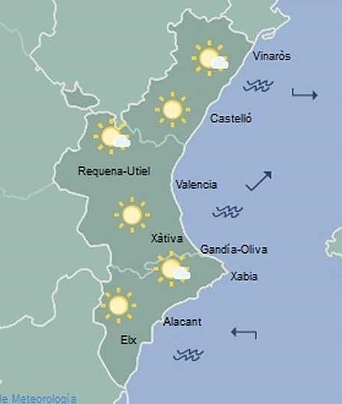 Más de 1.050 rayos caen sobre la Comunitat Valenciana