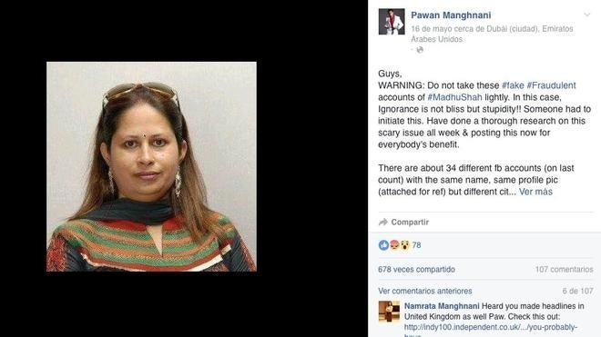 ¿Tienes a esta amiga en Facebook? Cuidado, podría ser un fraude