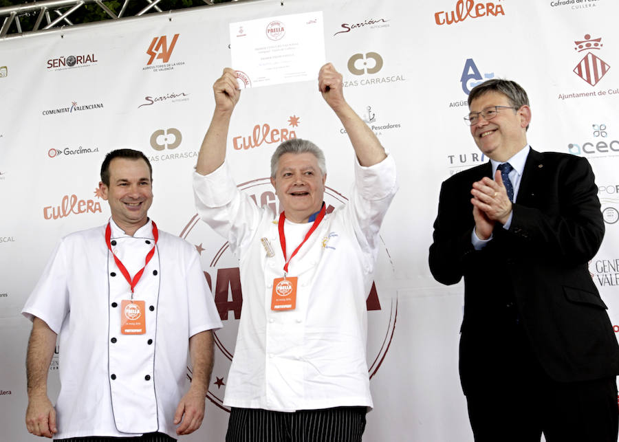 El restaurante Casa Granero de Serra gana el I Concurso Nacional de Paella de Cullera