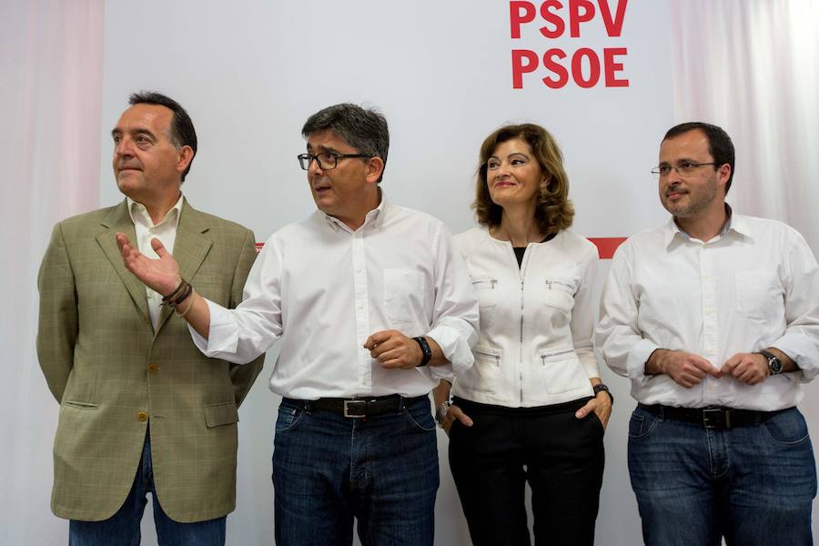 Los tres últimos líderes del PSOE apoyarán al PSPV en campaña electoral