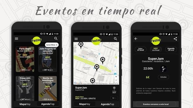 Festop, la mejor app de ocio para Valencia